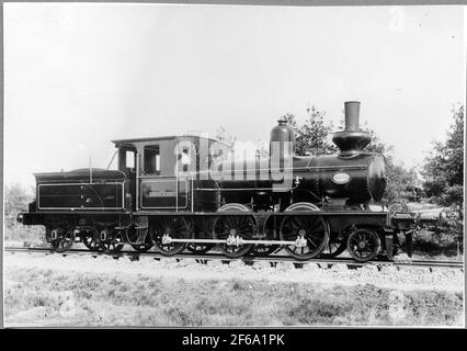 Kalmarbahn, KJ Lok 5 'Gustaf II Adolf'. Stockfoto