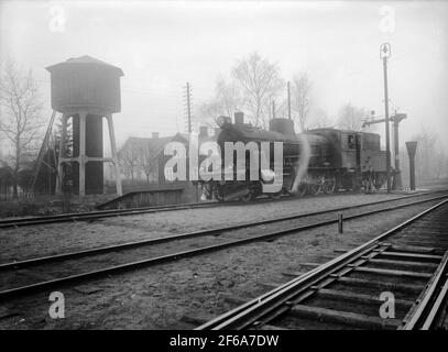 HNJ G10 41. Die Lokomotive wurde 1922 von Hanomag Hannover hergestellt. Verkauft 1945 an die Staatsbahnen und musste SJ E8 1756 literieren. Wurde 1974 verschrottet. Stockfoto