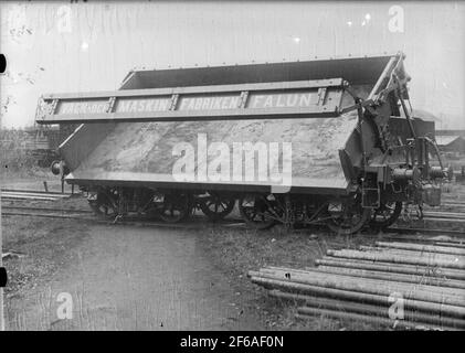 Verkehrsunternehmen Grängesbergoxelösund Eisenbahn, TGOJ Kipper. Stockfoto