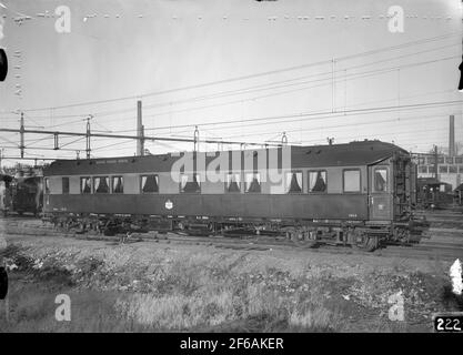 Die Staatsbahnen, SJ AO3 1864. Royal Cart, gebaut für Queen Victoria 1909. Umgebaut zu Kronprinz Gustaf Adolf Wagen 1932 und schließlich abgeschafft in 1966. Stockfoto