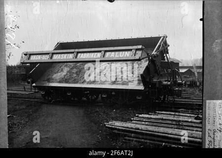 Verkehrsunternehmen Grängesbergoxelösund Eisenbahn, TGOJ Kipper. Stockfoto