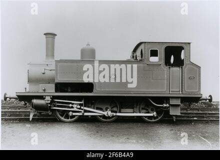 Frövi - Ludvika Railway, Folgen Sie Lok 13. Stockfoto