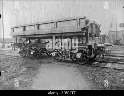 Verkehrsunternehmen Grängesbergoxelösund Eisenbahn, TGOJ Kipper. Stockfoto