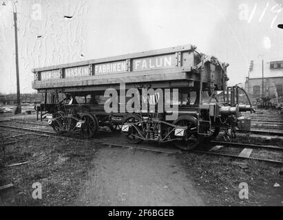 Verkehrsunternehmen Grängesbergoxelösund Eisenbahn, TGOJ Kipper. Stockfoto