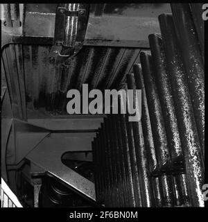 Staatsbahnen, SJ X0A5. Audit Åmål Hauptworkshop Detail Stockfoto