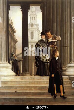 James Tissot - London Besucher 1874 Stockfoto