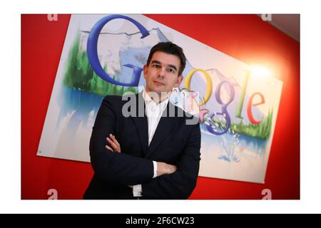 Matt Brittin, der Leiter der Google UK Operationsphotograph von David Sandison The Independent Stockfoto