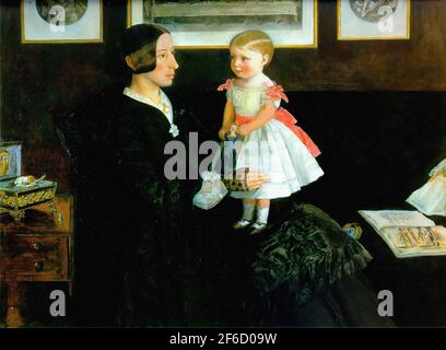 John Everett Millais - Porträt James Wyatt 18 Stockfoto