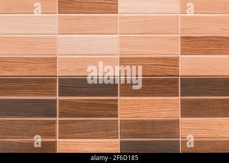 Beispiele von Holz gefliest Textur für Innenarchitektur, Mosaik Hintergrund. Stockfoto