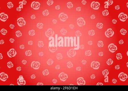 Vektor abstrakte Hintergründe mit weichem Verlauf und Muster mit Rosen Stockfoto