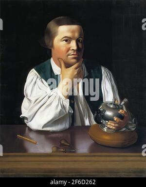 John Singleton Copley - Paul Revere 1770 Stockfoto