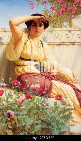 John William Godward - Tryst 1912 Stockfoto