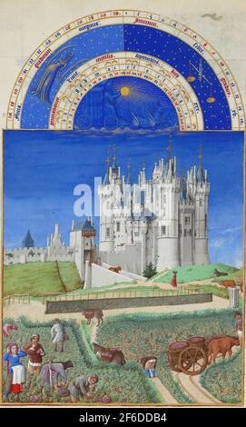 Limbourg Brüder - September Stockfoto