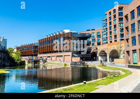 LABS Hawley Wharf Kanalleitsentwicklung in Camden, North London, UK Stockfoto