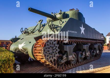 Sherman-Panzer Stockfoto