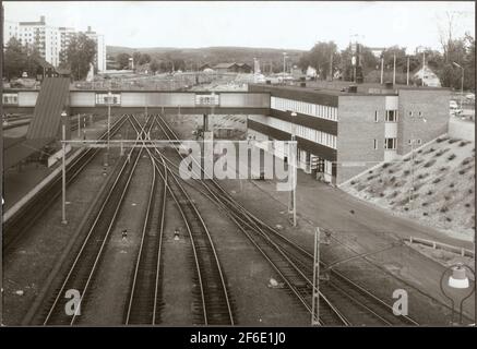 Borlänge Bahnhof im Jahr 1966 eingeweiht am 1. Dezember 1965. Stockfoto