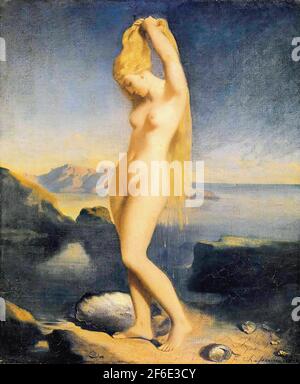 Théodore Chassériau - Venus Anadyomene 1838 Stockfoto