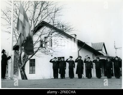 60th Jahrestag des ersten Erzzuges nach Luleå. Stockfoto