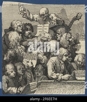 William Hogarth- Chor Stockfoto