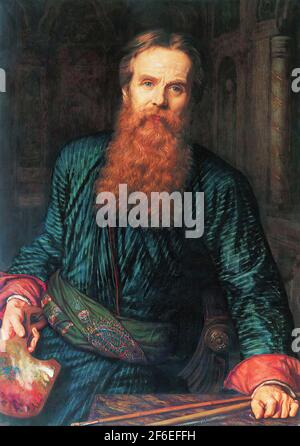 William Holman Hunt – Selbstporträt 1875 Stockfoto