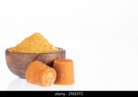 Panela oder Zuckerrohr Süßigkeiten - Saccharum officinarum Stockfoto