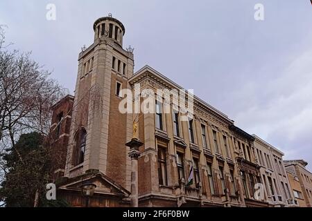 Gebäude des Lesotho-Honorarkonsulats, Antwerpen, Belgien Stockfoto