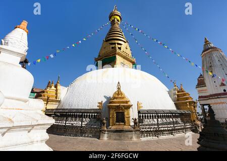 swayambhunath Stupa - Kathmandu - Nepal Stockfoto