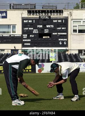 SESSEX V SIMBABWE IN HOVE 15/5/2003 CRICKET-BILD DAVID ASHDOWNCRICKET Stockfoto