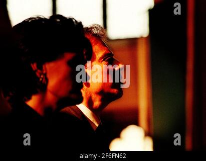 Tony und Cherie Blair in der St. Peters Kirche September 1997 In Brighton, wo dieses Jahr die Labour Party Conference stattfinden wird Gehalten Stockfoto