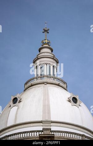 Santuário Nossa Senhora do Sameiro, Culto Mariano. Sameiro-Heiligtum in Braga, Portugal, Kult der Holly Mary. Stockfoto