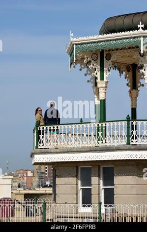 Brighton an einem sonnigen Tag, dem heißesten Tag des Jahres nach der covid Lockdown. Stockfoto