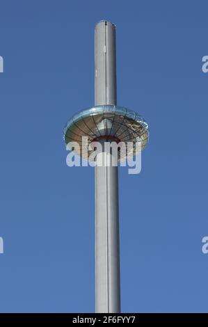 Brighton an einem sonnigen Tag, dem heißesten Tag des Jahres nach der covid Lockdown. Stockfoto