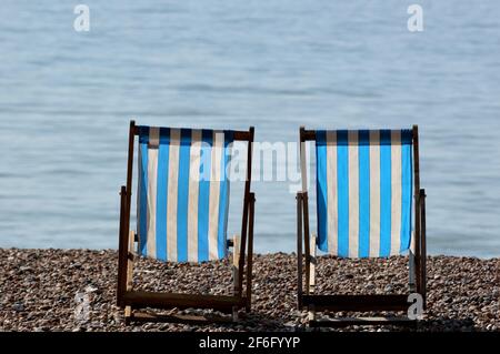 Brighton an einem sonnigen Tag, dem heißesten Tag des Jahres nach der covid Lockdown. Stockfoto