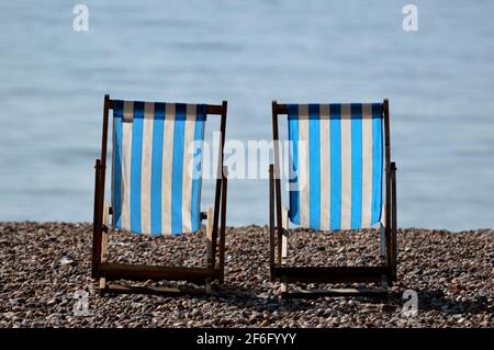 Brighton an einem sonnigen Tag, dem heißesten Tag des Jahres nach der covid Lockdown. Stockfoto