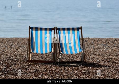 Brighton an einem sonnigen Tag, dem heißesten Tag des Jahres nach der covid Lockdown. Stockfoto