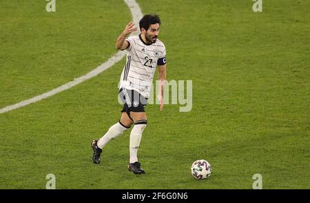 Duisburg, Deutschland. 31st Mär, 2021. firo: 31.03.2021 Fußball, Fußball: Landerspiel, Nationalmannschaft, WM-Qualifikation, WM-Qualifikation 2022, Deutschland, GER - Nord Mazedonien Ilkay Gundogan, individuelle Aktion Quelle: dpa/Alamy Live News Stockfoto