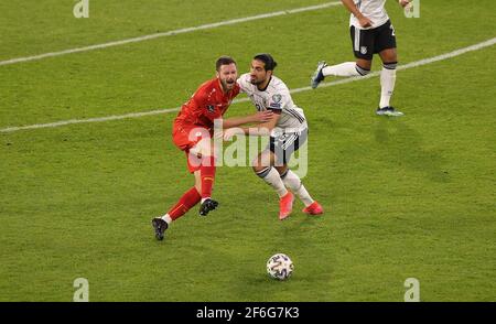 Duisburg, Deutschland. 31st Mär, 2021. firo: 31.03.2021 Fußball, Fußball: Landerspiel, Nationalmannschaft, WM-Qualifikation, WM-Qualifikation 2022, Deutschland, GER - North Macedonia Duels, Emre Can.Nutzung weltweit Credit: dpa/Alamy Live News Stockfoto