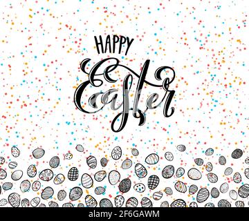 Frohes Osterposter Stock Vektor