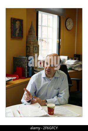 Mark Damazer control BBC Radio Four 4 und digital 7 Foto von David Sandison The Independent Stockfoto