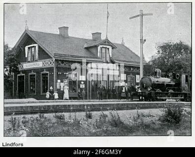 Schweden, Värmland, Värmland, Karlstad, Lindfors (abgebildet, Stadt) Stockfoto