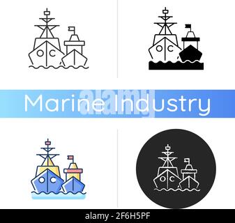 Symbol der Marineflotte Stock Vektor