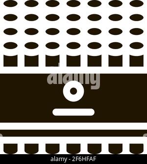 Feuerwerk Set Icon Vektor Glyphe Illustration Stock Vektor