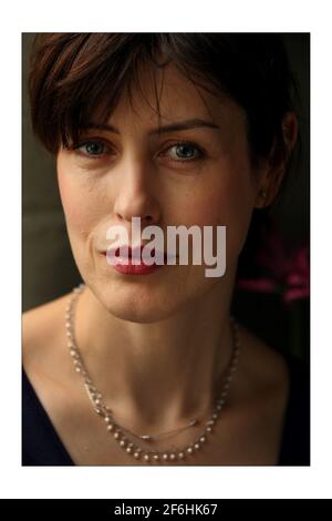 Schauspielerin Gina McKee fotografiert in LondonFoto von David Sandison The Unabhängig Stockfoto