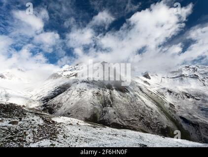 Blick vom Alay Mountain - Kirgisistan Stockfoto