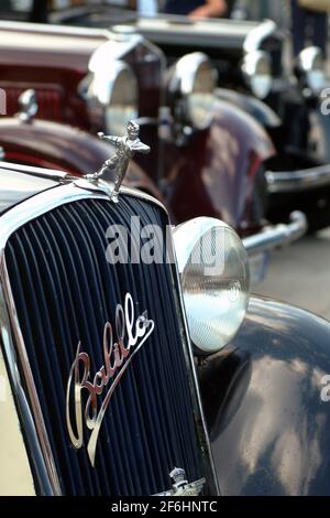 Turin, Piemont, Italien -7/02/2014 - AutoMotoRetro ist die jährliche periodische Messe für Liebhaber und Sammler von Oldtimern und Motorrädern und retro Stockfoto