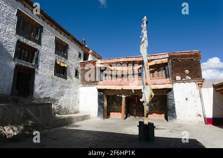 Karsha gompa - buddhistisches Kloster in Zanskar Tal - Ladakh - Jammu und Kaschmir - Indien Stockfoto