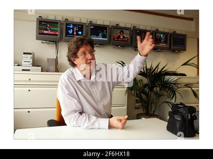 Mark Byford Stellvertretender Generaldirektor der BBC und Leiter des Journalistenphotographie von David Sandison The Independent 3/4/2008 Stockfoto