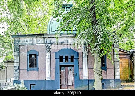 St. Matthäus-Kirchhof Berlin; Alter St. Matthäus Kirchhof, Berlin, Stockfoto