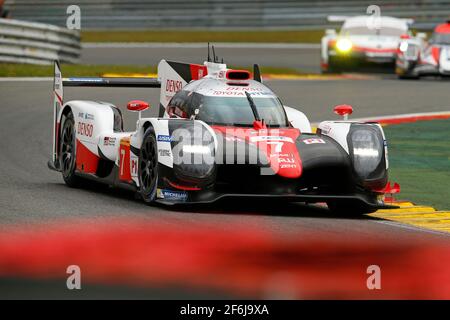 07 CONWAY Mike (gbr), KOBAYASHI Kamui (jpn), Toyota TS050 Hybrid lmp1 Team Toyota Gazoo Racing, Aktion während der FIA WEC World Endurance Championship 2017, 6 Stunden von Spa vom 4. Bis 6. Mai, in Spa Francorchamps, Belgien - Foto DPPI Stockfoto