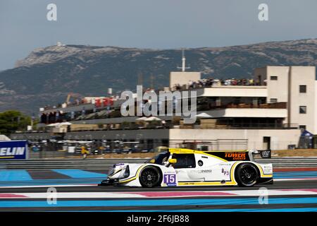 15 FARANO John (CAN), DONS Morten (dnk), KAPADIA Alex (gbr), Ligier JS P3 Nissan Team RLR Msport, Action,während der ELMS European Le Mans Series 2017 bei Paul Ricard HTTT, Le Castellet Frankreich, 25. Bis 27. August - Foto Marc de Mattia / DPPI Stockfoto